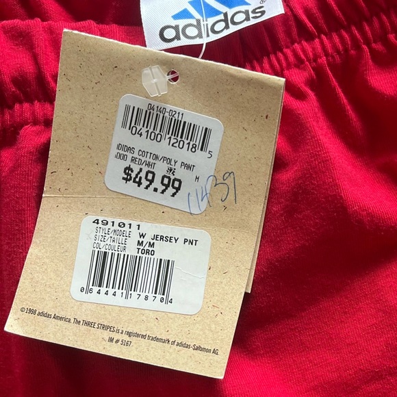 Brand new red addidas pants 💋 - Picture 5 of 5